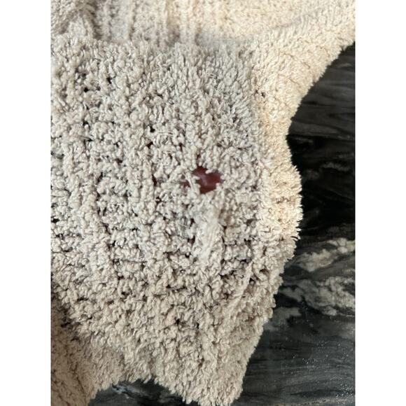 Entro Women's Cardigan Medium Tan Flawed Layering Cottagecore Boho Chunky Knit - Picture 6 of 14